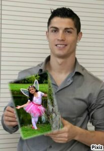 Cristiano Ronaldo cogiendo tu foto